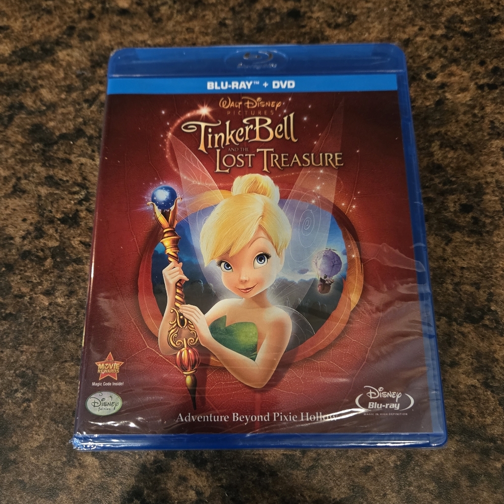 Walt Disney Pictures Tinker Bell and the Lost Treasure Blu-ray DVD Combo Pack